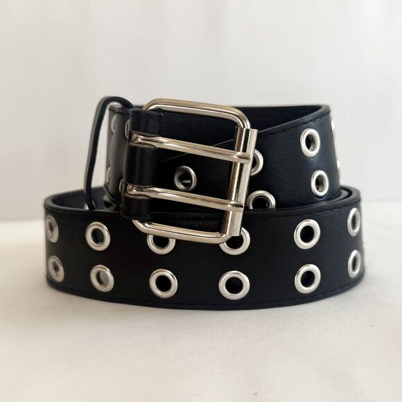 Vintage Black Western Cowboy Boho Belt Single Stitch Unisex - Picture 6 of 10